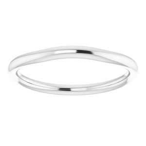 Sterling Silver Band for 5.2 mm Round Ring