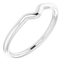 Charger l'image dans la galerie, Sterling Silver Band for 7x3.5 mm Marquise Ring
