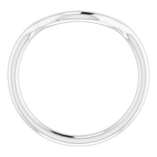 Charger l&#39;image dans la galerie, Sterling Silver Band for 12 mm Round Ring
