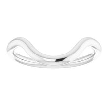 Charger l'image dans la galerie, Sterling Silver Band for 12x10 mm Oval Ring
