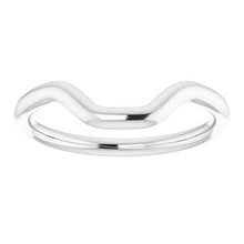 Charger l'image dans la galerie, Sterling Silver Band for 7x5 mm Emerald Ring
