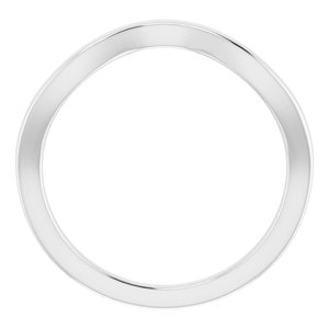 Sterling Silver Band for 4.1 mm Round Ring