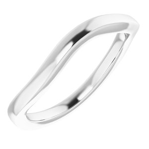Sterling Silver Band for 8.2 mm Round Ring