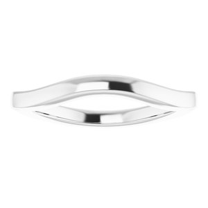 Sterling Silver Band for 8.2 mm Round Ring