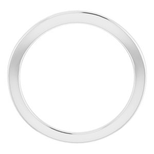 Sterling Silver Band for 13 mm Round Ring