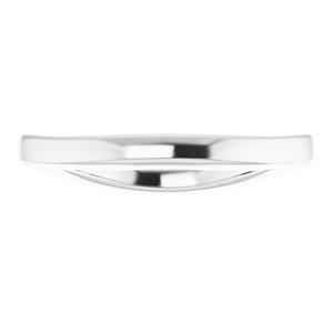 Sterling Silver Band for 15 mm Round Ring
