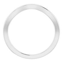 Charger l&#39;image dans la galerie, Sterling Silver Band for 6x4 mm Oval Ring

