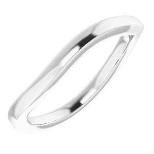 Sterling Silver Band for 11 mm Round Ring