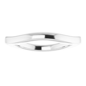 Sterling Silver Band for 11 mm Round Ring