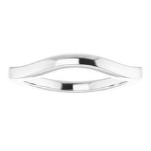 Load image into Gallery viewer, Sterling Silver Band for 7 mm Cushion Ring
