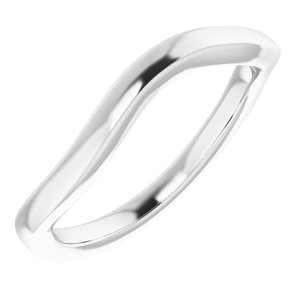 Sterling Silver Band for 8x6 mm Oval Ring
