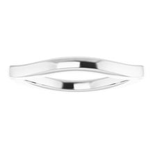 Load image into Gallery viewer, Sterling Silver Band for 9 mm Cushion Ring
