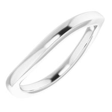 Load image into Gallery viewer, Sterling Silver Band for 10 mm Asscher Ring
