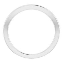 Load image into Gallery viewer, Sterling Silver Band for 10 mm Asscher Ring

