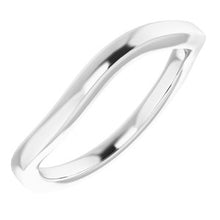 Load image into Gallery viewer, Sterling Silver Band for 8 mm Cushion Ring
