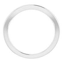 Load image into Gallery viewer, Sterling Silver Band for 14 mm Cushion Ring
