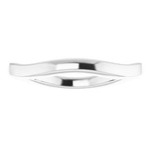 Load image into Gallery viewer, Sterling Silver Band for 14 mm Cushion Ring
