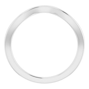 Sterling Silver Band for 5x3 mm Oval Ring
