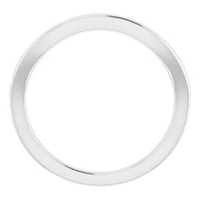 Charger l&#39;image dans la galerie, Sterling Silver Band for 13 mm Cushion Ring
