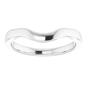 Sterling Silver Band for 8.2 mm Round Ring