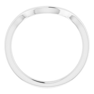 Sterling Silver Band for 11 mm Round Ring