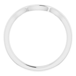 Sterling Silver Band for 6 x 6 mm Cushion Ring