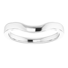 Load image into Gallery viewer, Sterling Silver Band for 8 x 8 mm Cushion Ring
