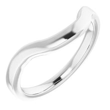 Load image into Gallery viewer, Sterling Silver Band for 12 x 12 mm Cushion Ring
