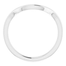 Load image into Gallery viewer, Sterling Silver Band for 12 x 12 mm Cushion Ring

