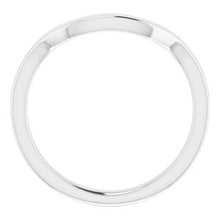 Load image into Gallery viewer, Sterling Silver Band for 10 x 10 mm Asscher Ring
