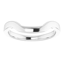 Load image into Gallery viewer, Sterling Silver Band for 10 x 8 mm Emerald Ring
