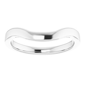 Sterling Silver Band for 7 x 7 mm Square Ring
