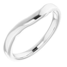 Load image into Gallery viewer, Sterling Silver Band for 6 x 6 mm Asscher Ring
