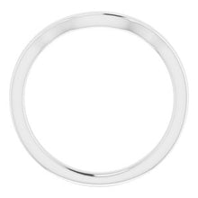 Load image into Gallery viewer, Sterling Silver Band for 6 x 6 mm Asscher Ring
