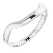 Load image into Gallery viewer, Sterling Silver Band for 10 x 10 mm Square Ring
