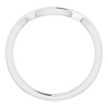 Load image into Gallery viewer, Sterling Silver Band for 8 x 6 mm Emerald Ring
