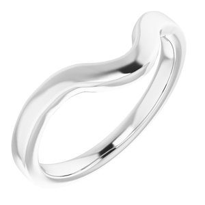 Sterling Silver Band for 9 x 6 mm Pear Ring