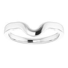 Load image into Gallery viewer, Sterling Silver Band for 9 x 4.5 mm Marquise Ring
