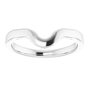 Sterling Silver Band for 9 x 4.5 mm Marquise Ring