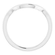 Load image into Gallery viewer, Sterling Silver Band for 12 mm Round Ring
