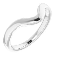 Load image into Gallery viewer, Sterling Silver Band for 10 x 7 mm Pear Ring
