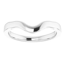 Load image into Gallery viewer, Sterling Silver Band for 8 x 8 mm Heart Ring
