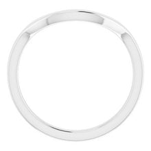 Load image into Gallery viewer, Sterling Silver Band for 13 x 13 mm Cushion
