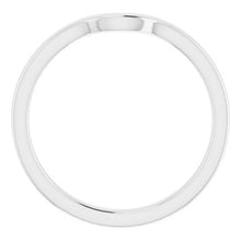 Load image into Gallery viewer, Sterling Silver Band for 6 x 4 mm Oval
