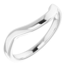 Load image into Gallery viewer, Sterling Silver Band for 12 x 12 mm Cushion
