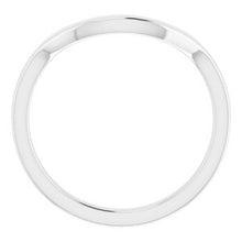 Load image into Gallery viewer, Sterling Silver Band for 12 x 12 mm Cushion
