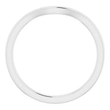 Charger l'image dans la galerie, Sterling Silver Band for 6 x 6 mm Cushion
