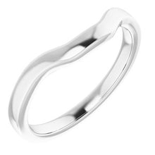 Load image into Gallery viewer, Sterling Silver Band for 8 x 8 mm Asscher
