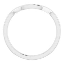 Load image into Gallery viewer, Sterling Silver Band for 10 x 8 mm Emerald
