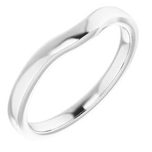 Charger l'image dans la galerie, Sterling Silver Band for 5 x 5 mm Asscher
